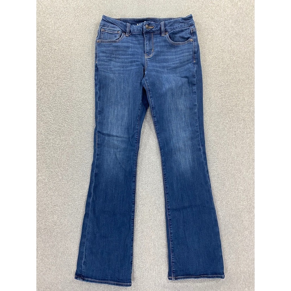 American Eagle Jeans Womens 6‎ Long Curvy Kick Boot Stretch Denim (28x33)